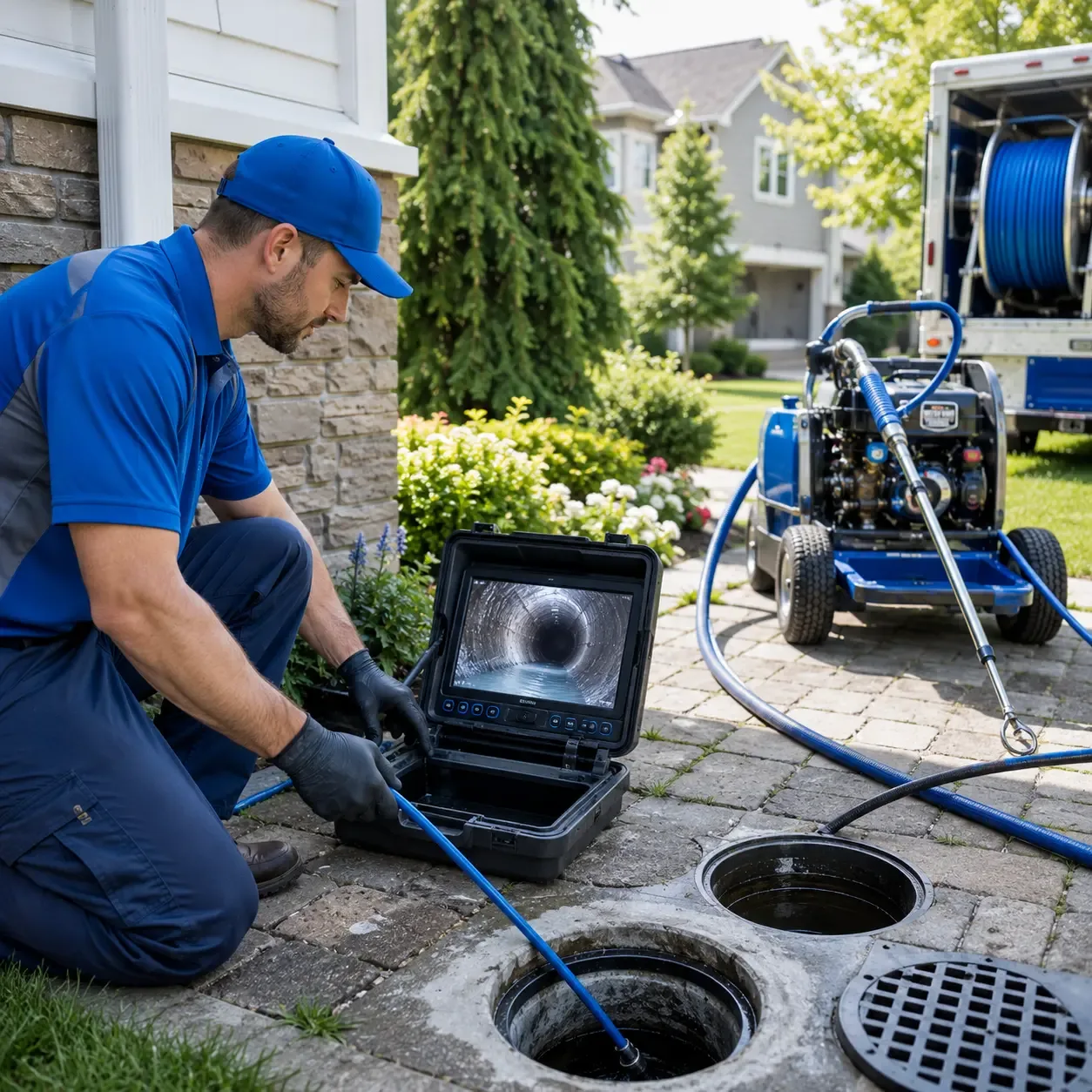 Outdoor drain cleaning professionals serving Walnut, MS