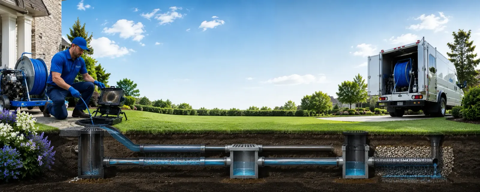 Outdoor drain cleaning information for Walnut, MS