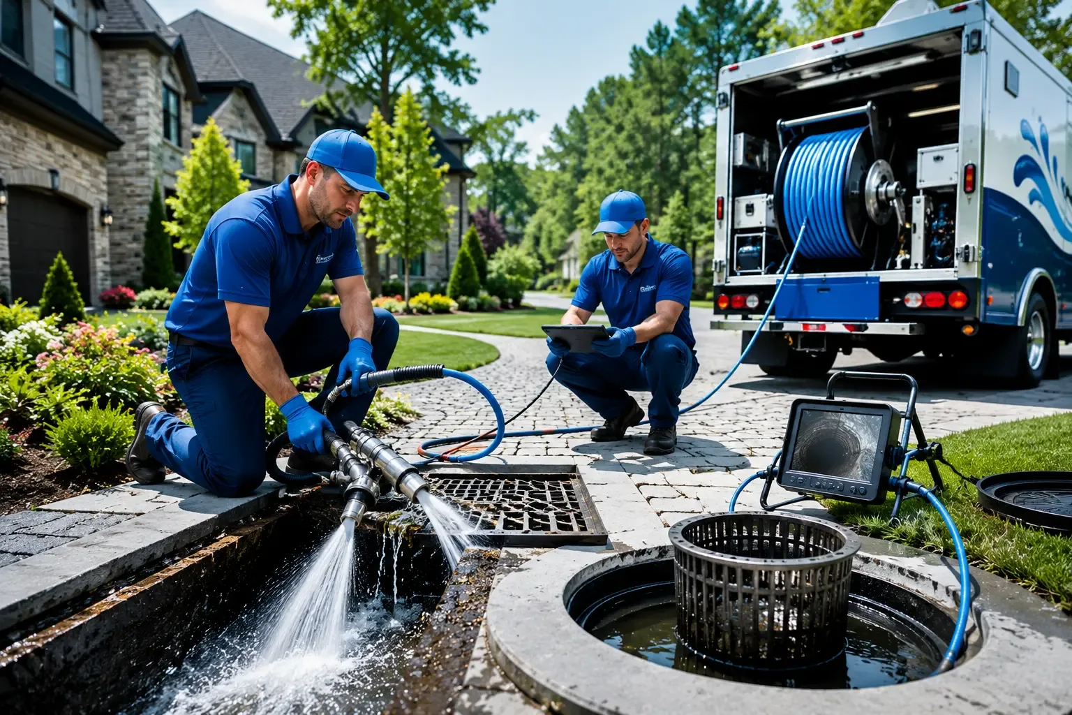 Local outdoor drain cleaning professionals in Walnut, MS